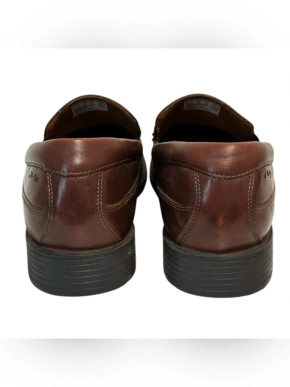 Clarks Tilden Free Shoes Mens Size 12 Brown Slip On Dress Oxford